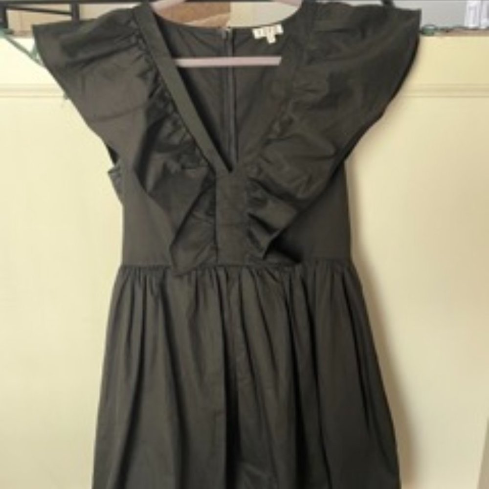 TCEC Black Ruffle Dress